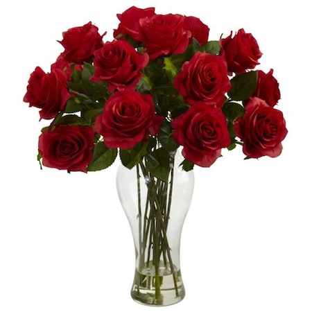 Dare2Decor Blooming Roses with Vase DA420830